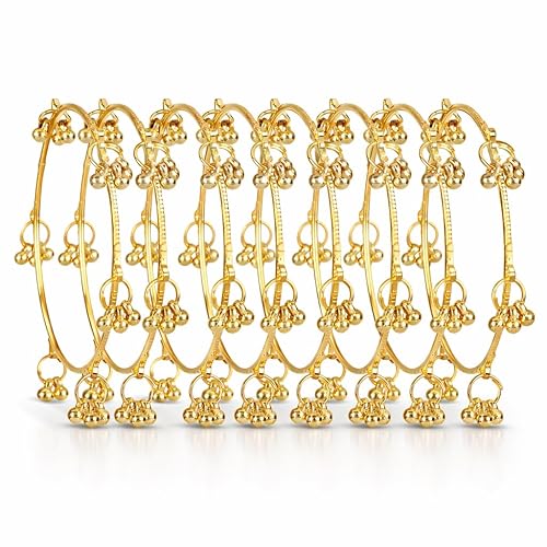 kashmiri bangal 8 Pcs Traditional Stylish Ghungroo Kashmiri Bangles Set for Women & Girls
